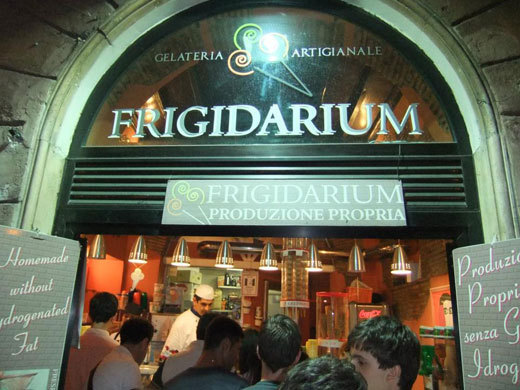 Gelateria Arigianale Frigidarium - Via del Governo Vecchio - allrome.it